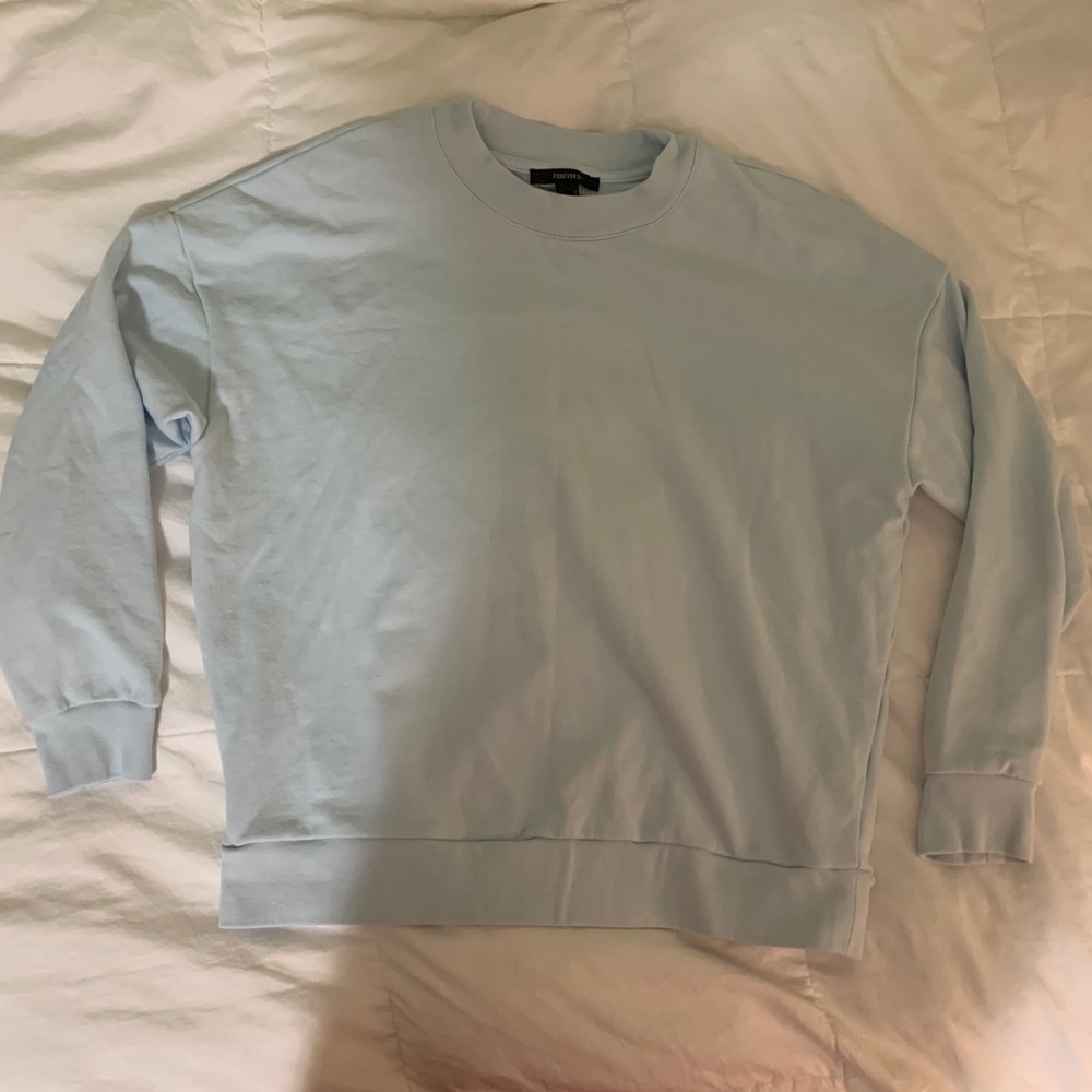 Baby blue sweatshirt